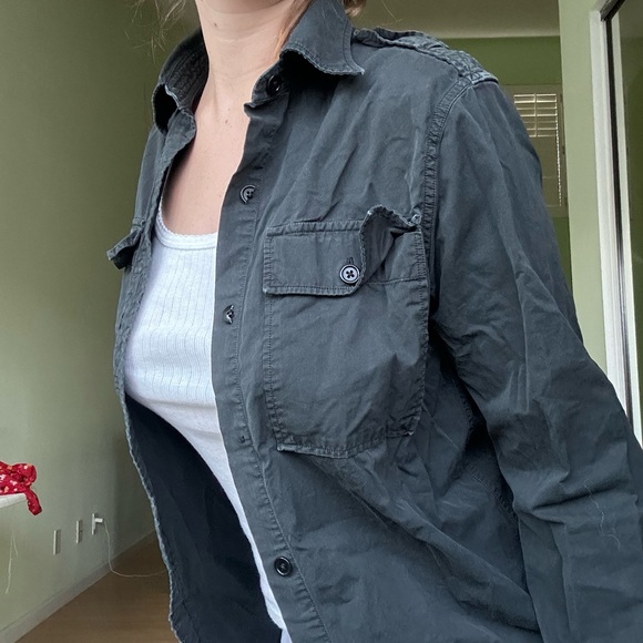 RRL Black button down shirt in XS - Picture 3 of 3